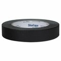 Shurtech Brands Duck, COLOR MASKING TAPE, 3in CORE, 0.94in X 60 YDS, BLACK 240574